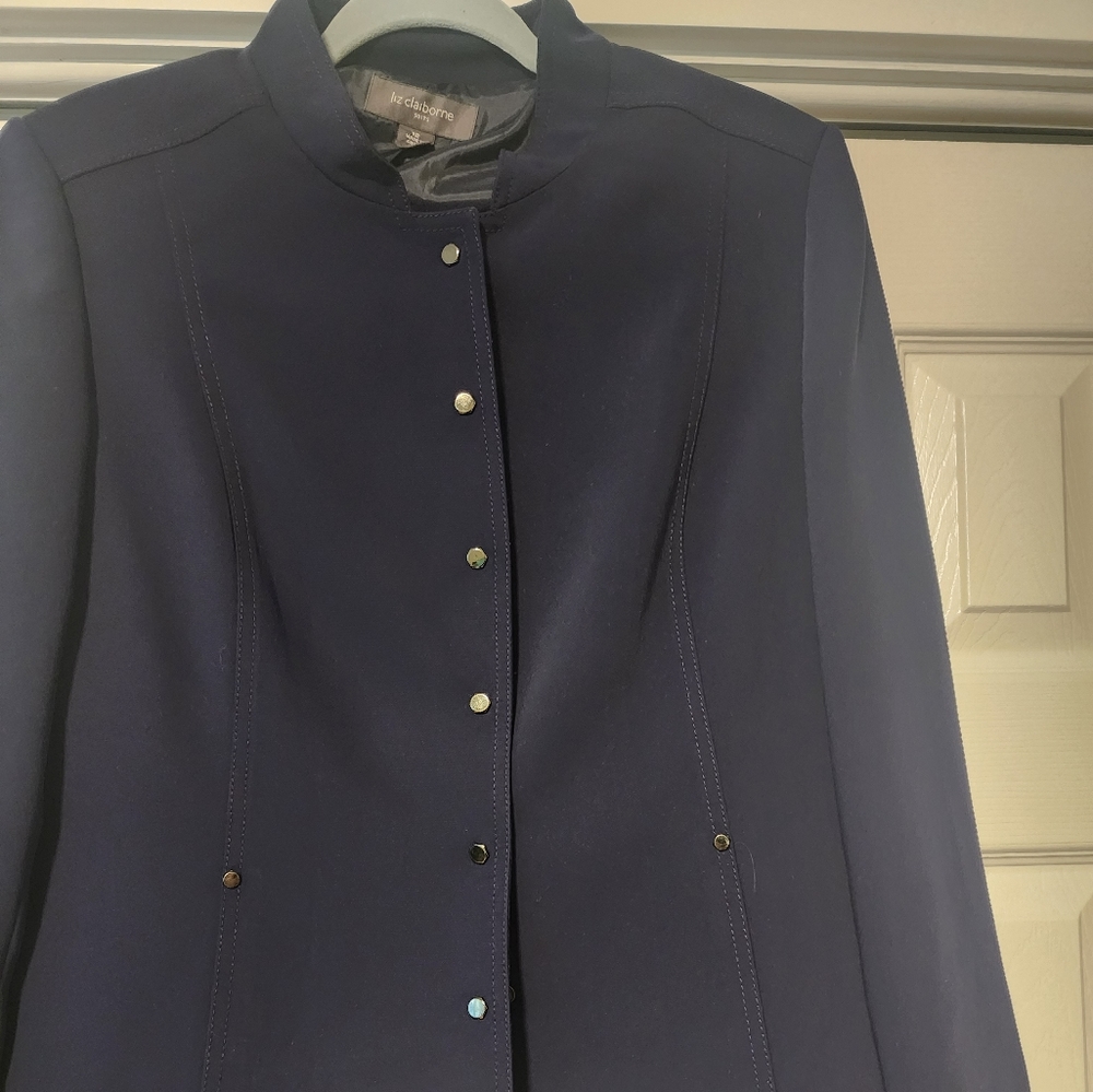 Liz Claiborne Eggplant Colored Blazer, size 12. NWOT.